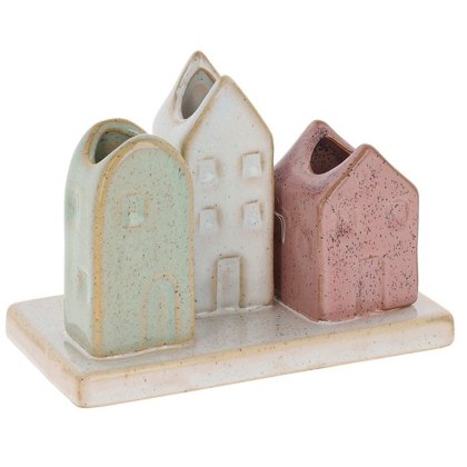 Shudehill Petite Pottery 3 Stem Houses