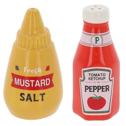Shudehill Foodie Fun Salt and Pepper Ketchup/Mustard