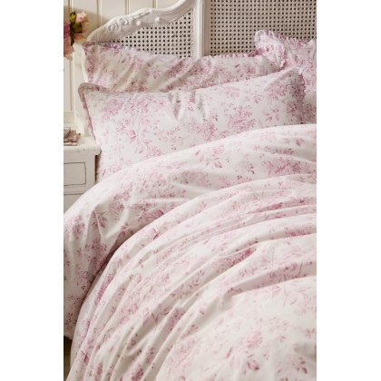 Shabby Chic Chelsea Pink Duvet Cover Set Shabby Chic Chelsea Pink Duvet Cover Set