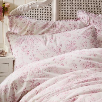Shabby Chic Chelsea Pink Duvet Cover Set