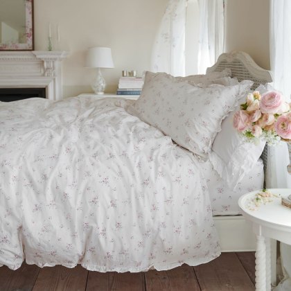 Shabby Chic Rosabelle Pink Duvet Cover Set