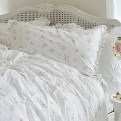 Shabby Chic Rosabelle Pink Duvet Cover Set