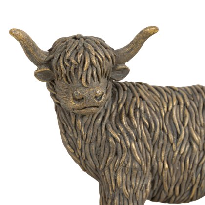 Gallery Direct Highland Cow Mum And Calf Hooks Bronze