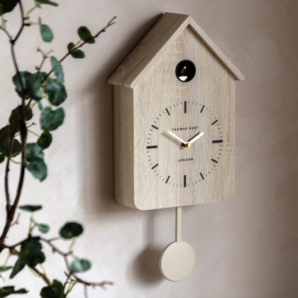 Thomas Kent Cuckoo Clock Washed Oak