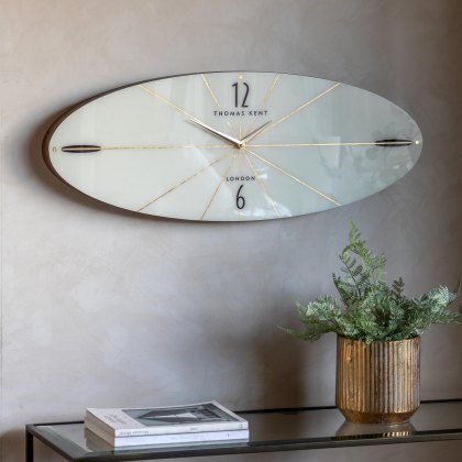 Thomas Kent Grenwich Eclipse Wall Clock Snow White