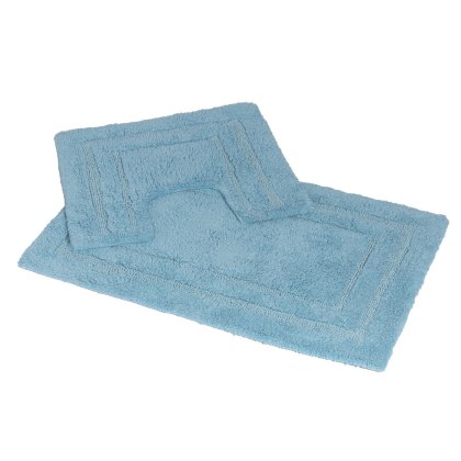 Showerdrape Pinnacle 2 Piece Bath Mat Set Cobalt