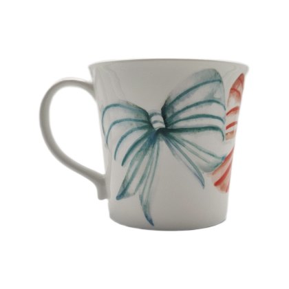 Just Mugs Mersey Mug Bows Purple