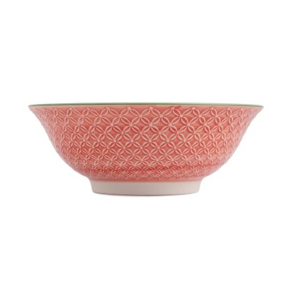 Mikasa Grey Floral Ramen Bowl