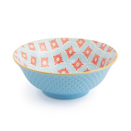 Mikasa Blue Mosaic Ramen Bowl
