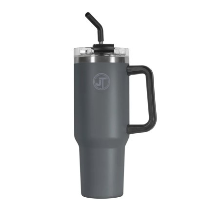 JT Grey 40oz Thermal Travel Mug
