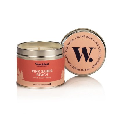 Waxkind Pink Sands Candle Tin