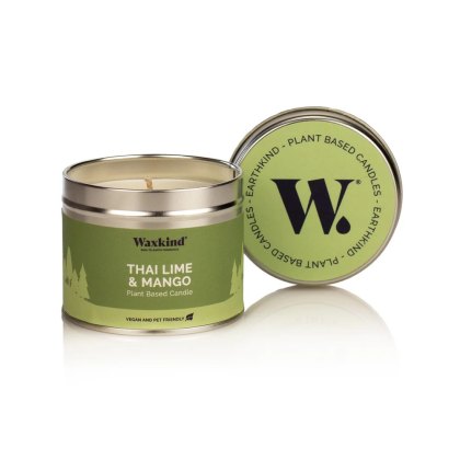 Waxkind Thai Lime & Mango Candle Tin