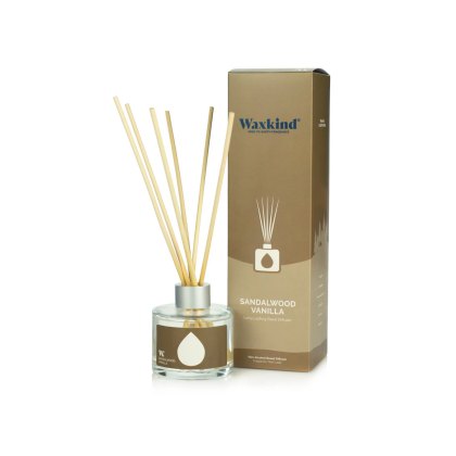 Waxkind Sandalwood Vanilla Reed Diffuser