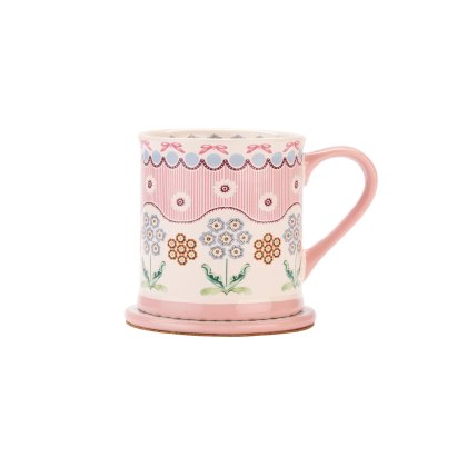 Cath Kidston Spitalfields Silk Mug & Coaster Set Cath Kidston Spitalfields Silk Mug & Coaster Set