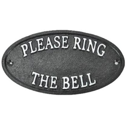 Quirky Barn Please Ring The Bell Sign