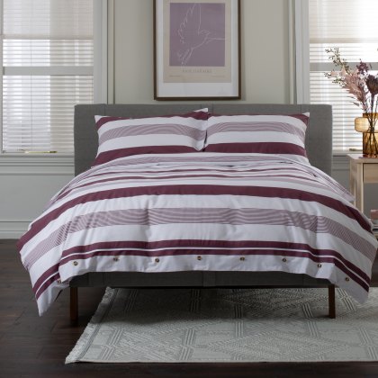 The Lyndon Company Next Level Burgundy Duvet Cover Set