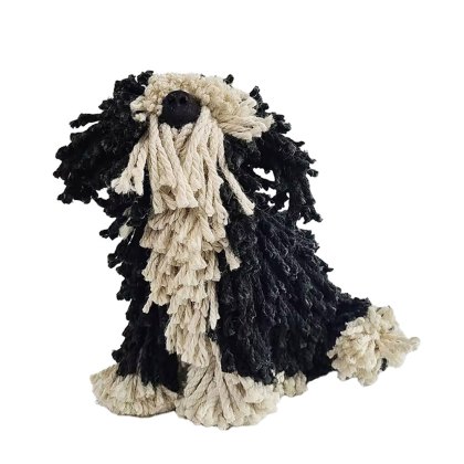 Aquarelle Home  Black & Cream Dougal Puppy Sitting