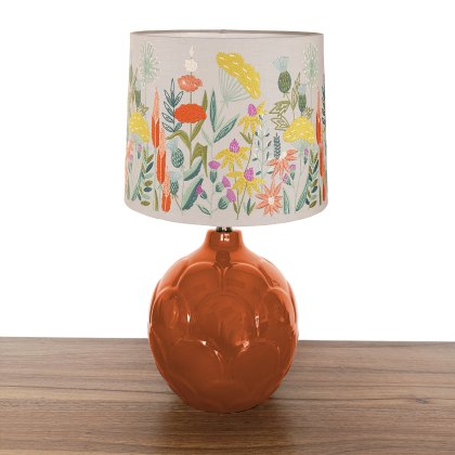 Aquarelle Home Lotus Sunset Base with Ezra Mini Shade