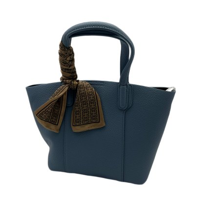 Long & Son Light Blue Structured Grab Bag