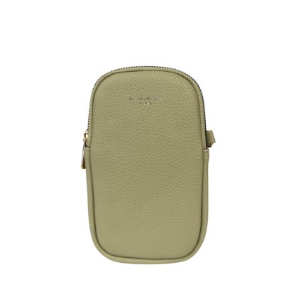 David Jones Double Zip Phone Case Pistachio