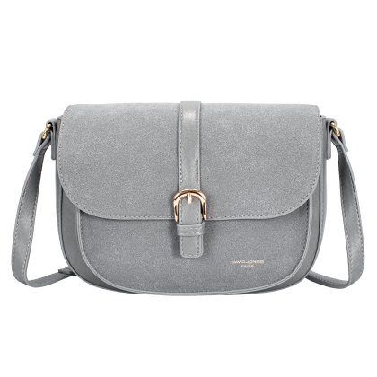 David Jones Half Flap Shoulder Bag Steel Grey