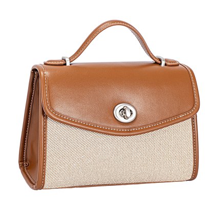 David Jones Top Handle Grab Bag Oatmeal Beige