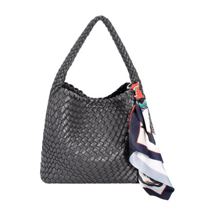 David Jones Weave Grab Bag Black
