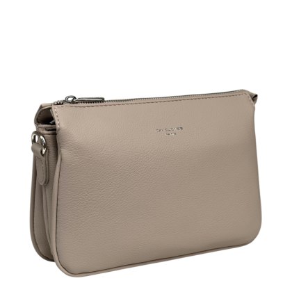 David Jones Triple Gusset Crossbody Bag Oxford Tan