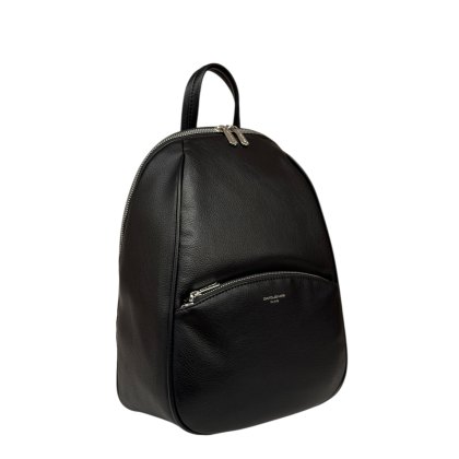 David Jones Rounded Backpack Black