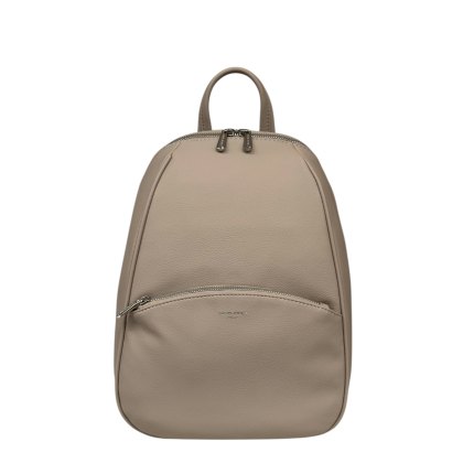 David Jones Rounded Backpack Oxford Tan
