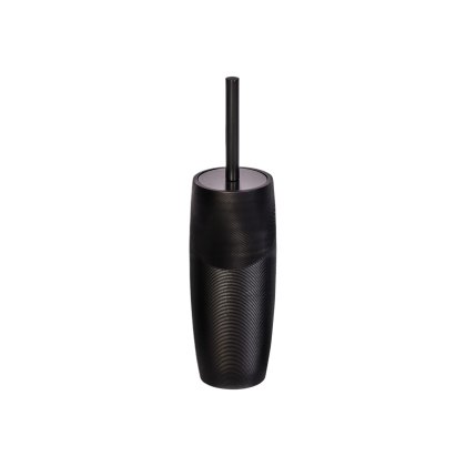 Showerdrape Ripple Black Toilet Brush & Holder Showerdrape Ripple Black Toilet Brush & Holder