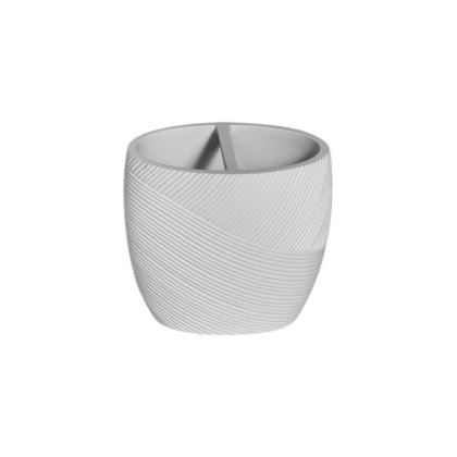 Showerdrape Ripple White Tumbler Showerdrape Ripple White Tumbler