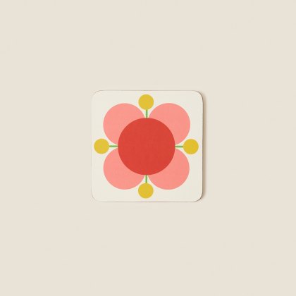 Orla Kiely Atomic Flower Set of 6 Coasters