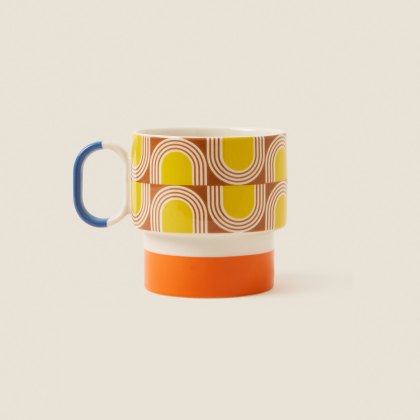 Orla Kiely Aura Mug Orange