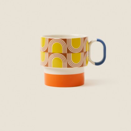 Orla Kiely Aura Mug Orange