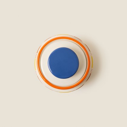Orla Kiely Aura Storage Jar Orange
