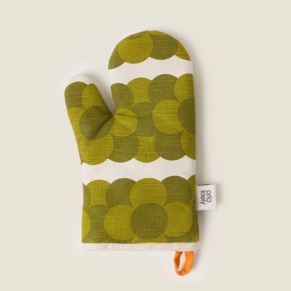 Orla Kiely Retro Stripe Oven Mitt Green