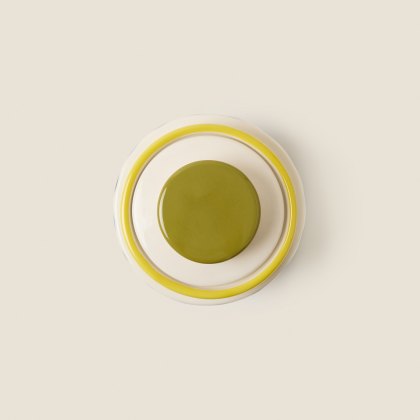 Orla Kiely Retro Stripe Storage Jar Yellow