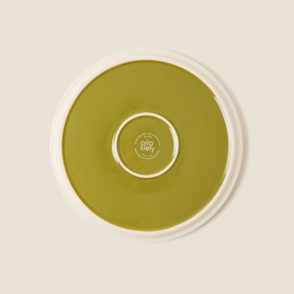 Orla Kiely Sycamore Stripe Dinner Plate Black