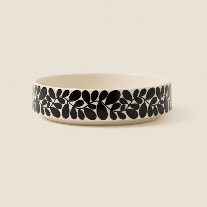 Orla Kiely Sycamore Stripe Pasta Bowl Black