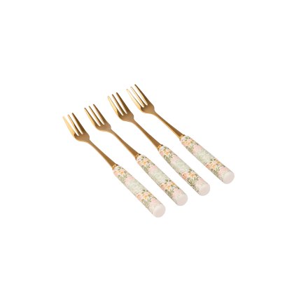 William Morris Kennet Gardens Set of 4 Cake Forks
