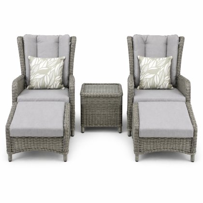 Norfolk & Co. Loren Recliner Lounge Set