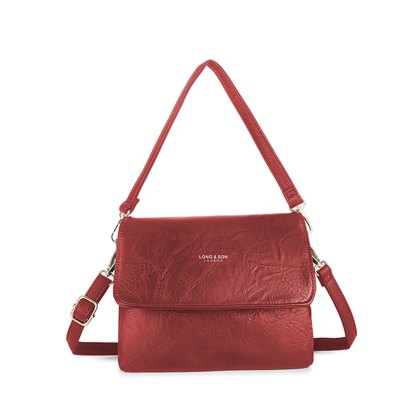 Long & Son Shoulder Bag Dark Red