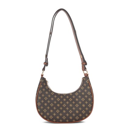 Long & Son Monogram Crescent Handbag