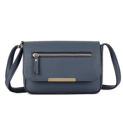 Long & Son Flap Over Shoulder Bag Navy