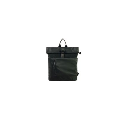 Long & Son Roll Top Back Pack Black