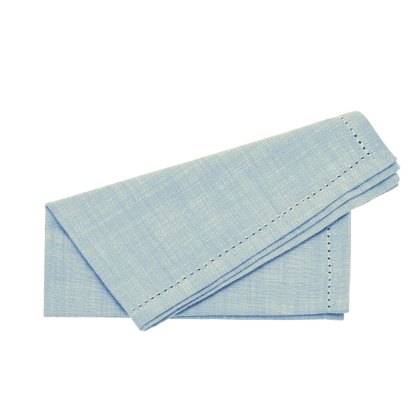 Waltons Chambray Napkin Sky Set of 4