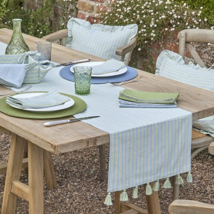 Waltons Carousel Stripe Runner Sky