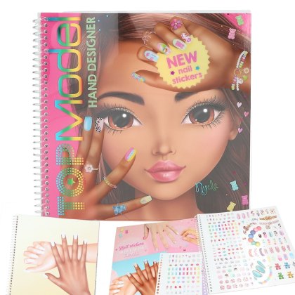 TOPModel Create Your Hand Design Colouring Book TOPModel Create Your Hand Design Colouring Book