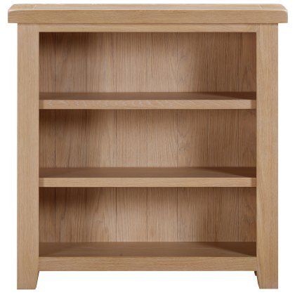 Wiltshire Oak Low Wide Bookcase